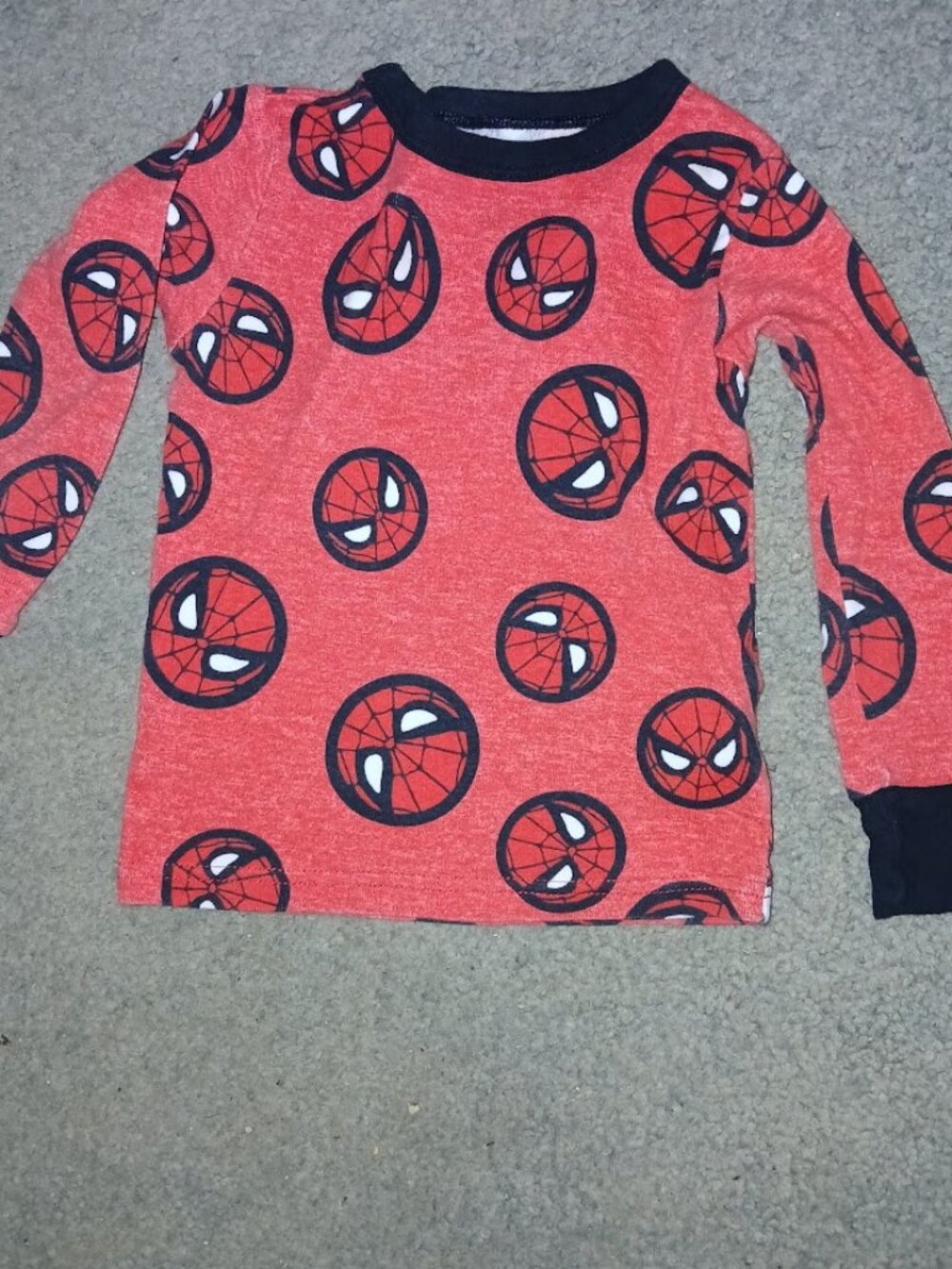 Spiderman PJ shirt